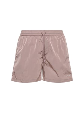 Carhartt WIP: Tobes swim shorts - Glassy Pink - men_0 | Luisa Via Roma