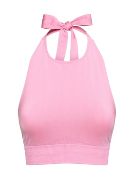 Prism Squared: Revitalised bikini bra top - Pink - women_0 | Luisa Via Roma