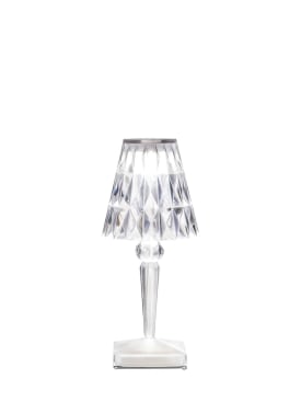 Kartell: Battery table lamp - Transparent - ecraft_0 | Luisa Via Roma