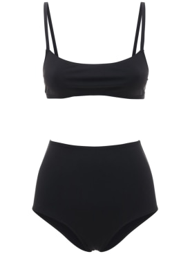 Lido: Bralette et bikini taille haute Undici - Noir - women_0 | Luisa Via Roma
