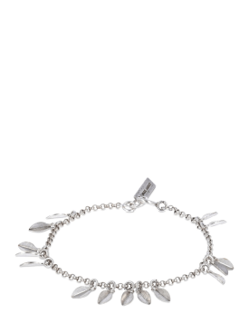 Isabel Marant: Shiny Lea chain bracelet - Silver - women_0 | Luisa Via Roma