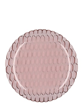 Kartell: Set of 4 Jellies Family plates - Pink - ecraft_0 | Luisa Via Roma