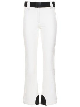 Goldbergh: Pippa softshell ski pants - White - women_0 | Luisa Via Roma