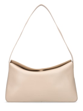 Aesther Ekme: Soft smooth leather shoulder bag - Chalk - women_0 | Luisa Via Roma