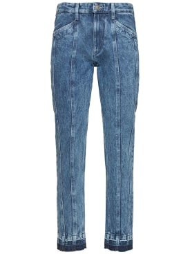 Marant Etoile: Sulanoa cotton jeans - Blue - women_0 | Luisa Via Roma