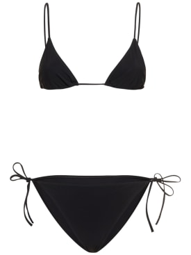 Lido: Triangle-Bikini mit Bindeverschluss „Venti“ - Schwarz - women_0 | Luisa Via Roma
