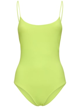 Lido: Trentasei one piece swimsuit - Lime Green - women_0 | Luisa Via Roma