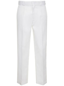 Dickies: Pantaloni workwear 874 - Bianco - men_0 | Luisa Via Roma