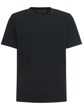 Theory: Cotton luxe s/s t-shirt - Eclipse - men_0 | Luisa Via Roma