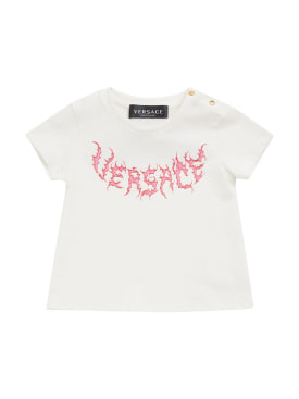 versace - t-shirts - kid fille - offres