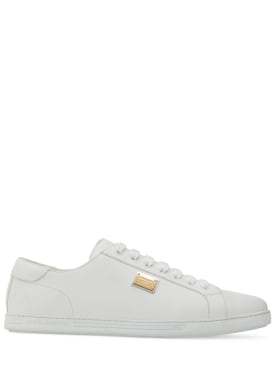 Dolce&Gabbana: Saint Tropez low top sneakers - White - men_0 | Luisa Via Roma