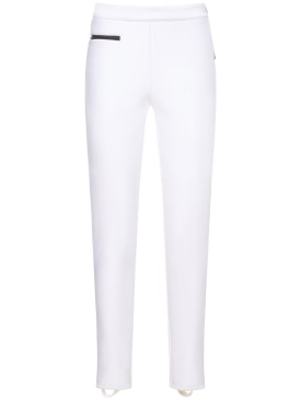 Erin Snow: Pantalon Olivia Metallic Racer - Blanc - women_0 | Luisa Via Roma