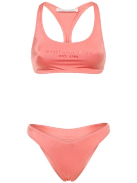 Philosophy Di Lorenzo Serafini: Logo bikini set - Pink - women_0 | Luisa Via Roma
