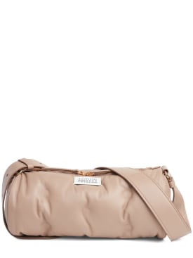 Maison Margiela: Glam Slam Pillow leather shoulder bag - Biche - women_0 | Luisa Via Roma