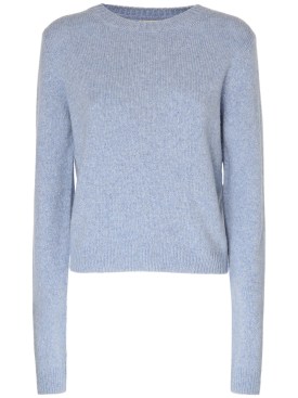 Khaite: Suéter de cashmere - Azul Claro - women_0 | Luisa Via Roma