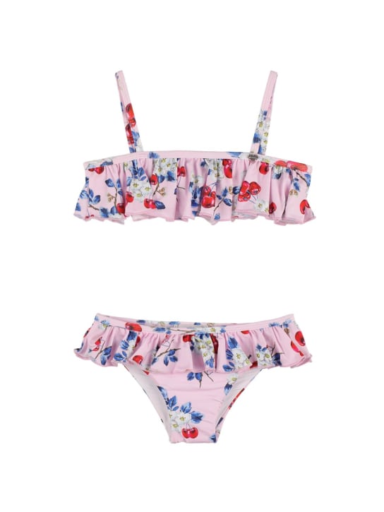 Monnalisa: Bikini de techno con estampado - Multicolor - kids-girls_0 | Luisa Via Roma