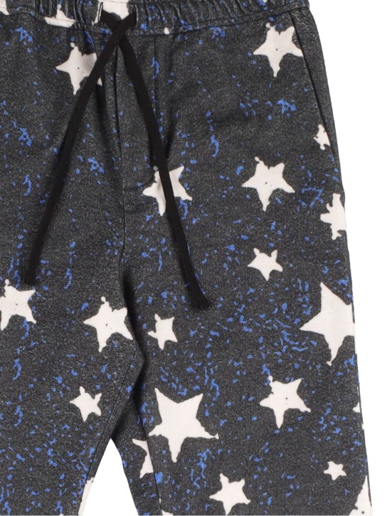 Amiri: HOSE AUS BAUMWOLLE MIT DRUCK - Schwarz/Weiß - kids-boys_1 | Luisa Via Roma