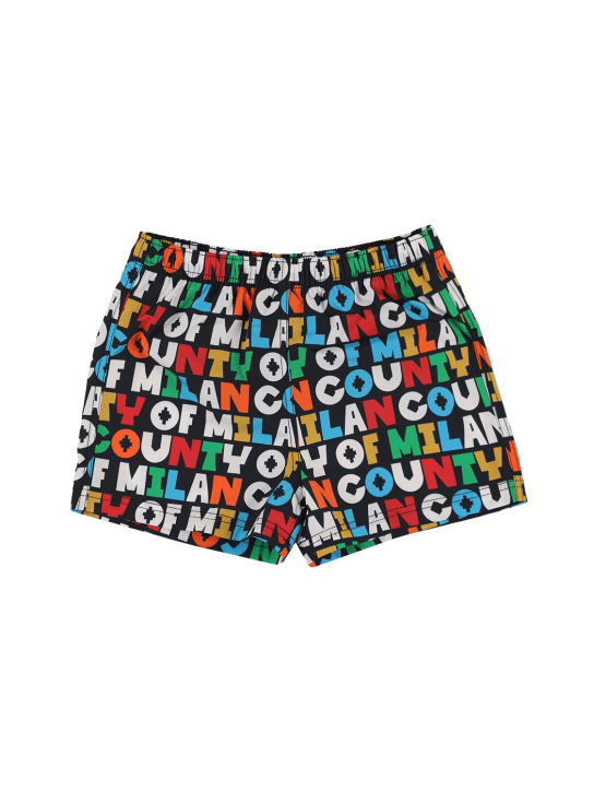 Marcelo Burlon County Of Milan: Wings ナイロン水着 - マルチカラー - kids-boys_0 | Luisa Via Roma