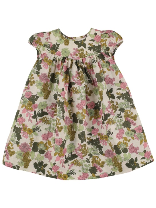 Bonpoint: リネン＆コットンブレンドワンピース - マルチカラー - kids-girls_0 | Luisa Via Roma