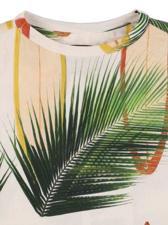 Snurk: T-Shirt und Shorts aus Bio-Baumwolle mit Druck - Bunt - kids-girls_1 | Luisa Via Roma