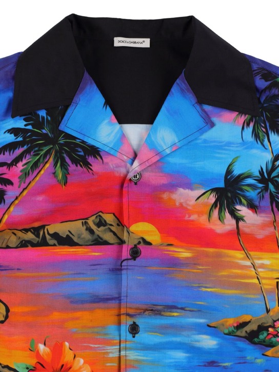 Dolce&Gabbana: コットンシャツ - マルチカラー - kids-boys_1 | Luisa Via Roma