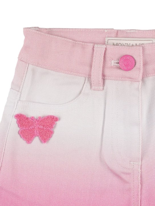 Monnalisa: SHORTS AUS BAUMWOLLDRILLICH - Rosa - kids-girls_1 | Luisa Via Roma