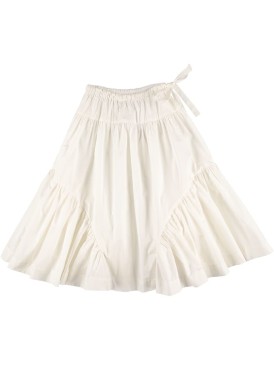 Unlabel: Gonna lunga in taffetà - Bianco - kids-girls_0 | Luisa Via Roma
