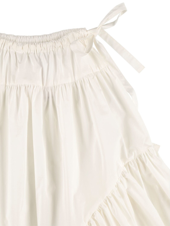 Unlabel: Gonna lunga in taffetà - Bianco - kids-girls_1 | Luisa Via Roma
