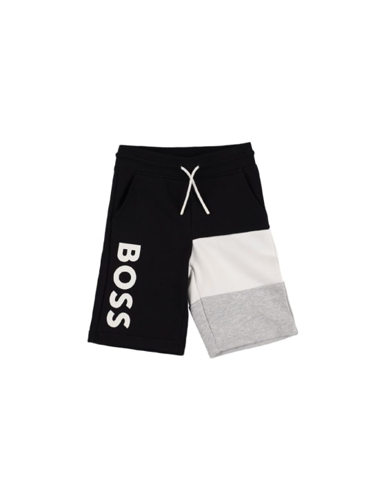 Logo print sweat shorts - Boss - Boys