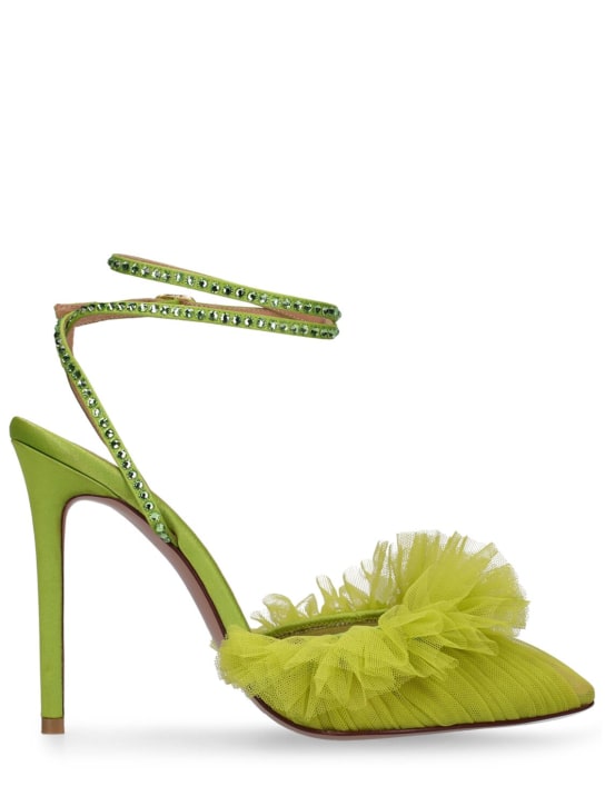 105mm Franca Double Glitz tulle pumps