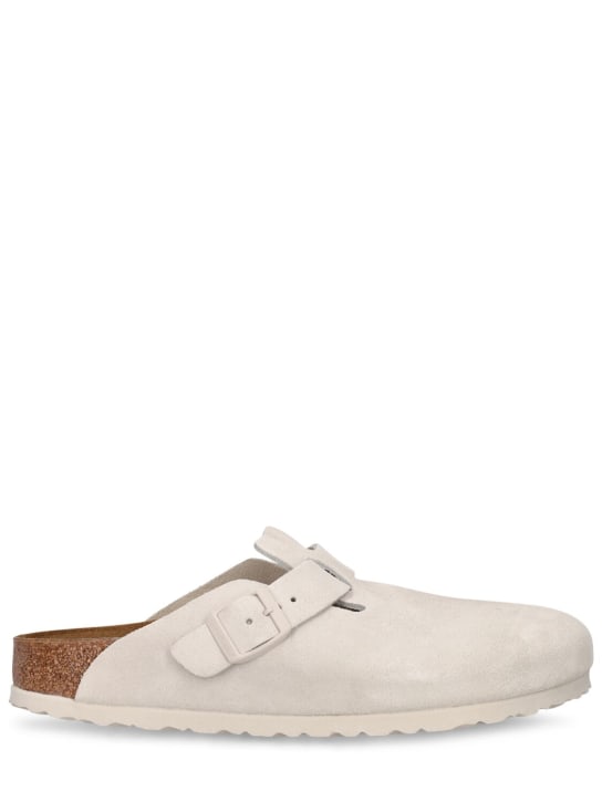 BIRKENSTOCK: Boston suede sandals - women_0 | Luisa Via Roma