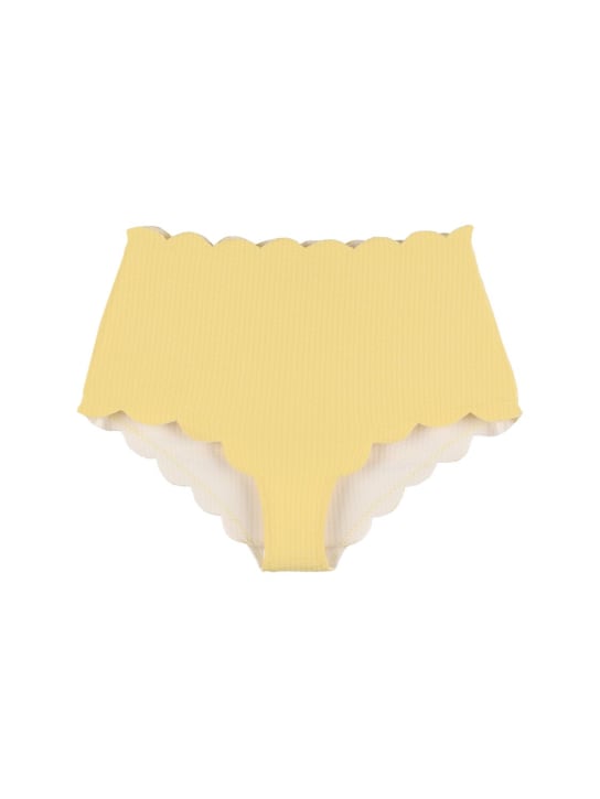 Marysia: Bumby Palm Springs比基尼泳裤 - 白色/黄色 - kids-girls_0 | Luisa Via Roma