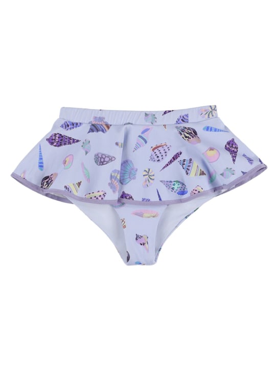 Marysia: Bañador de lycra estampado xon volantes - Azul Claro - kids-girls_0 | Luisa Via Roma