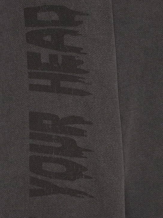 Someit: Cotton printed vintage hoodie - Grey/Multi - men_1 | Luisa Via Roma