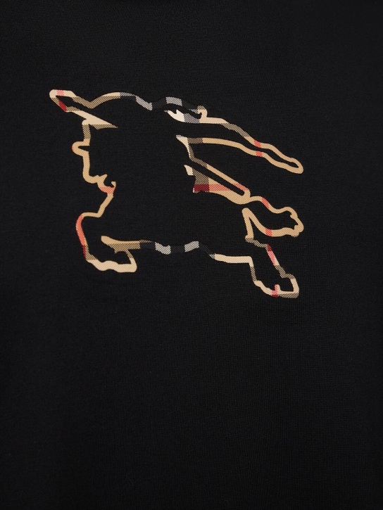 Burberry: T-Shirt aus Baumwolljersey „Padbury“ - men_3 | Luisa Via Roma