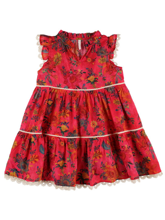 Zimmermann: Vestito in cotone stampato - Mutlicolor - kids-girls_0 | Luisa Via Roma