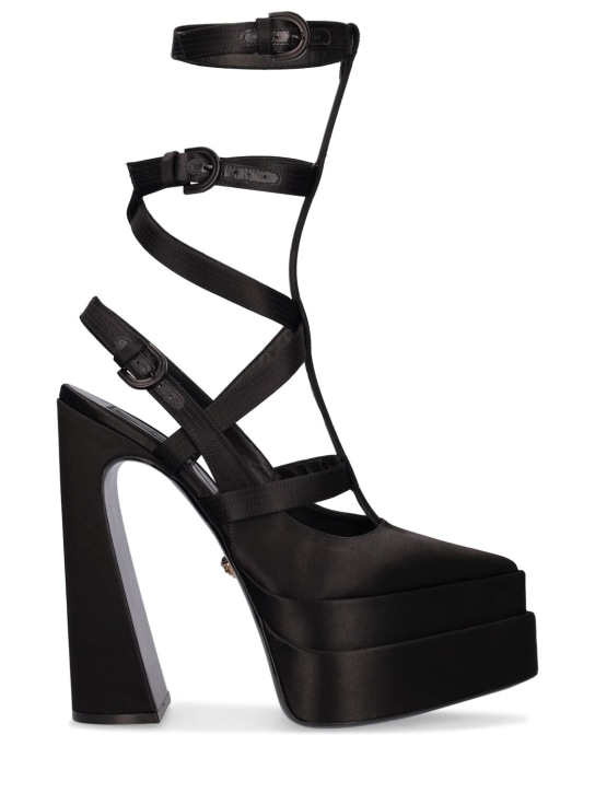 Dua Lipa 160mm satin pumps - Thumbnail 1