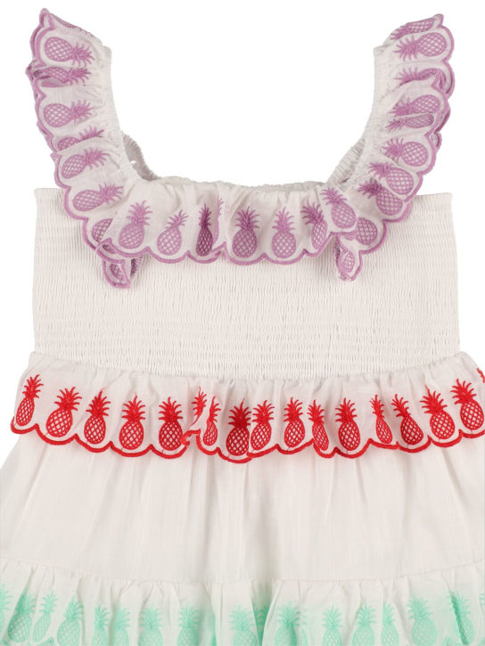 Zimmermann: Vestido de algodón - Blanco - kids-girls_1 | Luisa Via Roma