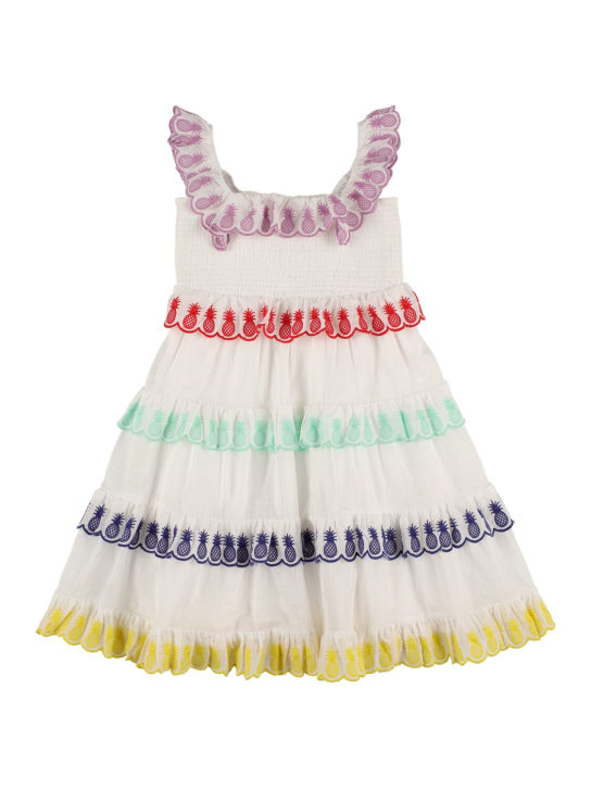 Zimmermann: Vestido de algodón - Blanco - kids-girls_0 | Luisa Via Roma