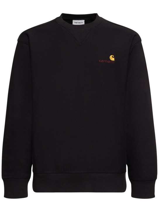 Carhartt WIP: American Script crewneck sweatshirt - men_0 | Luisa Via Roma
