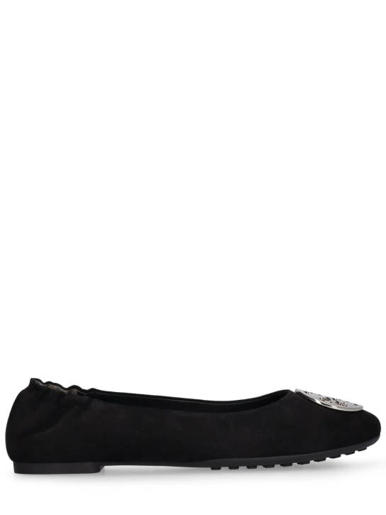 Tory Burch: 10毫米Claire皮革芭蕾平底鞋 - women_0 | Luisa Via Roma