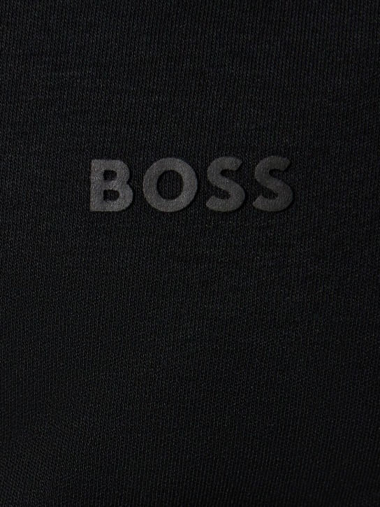 Boss: Penrose cotton piqué polo - men_3 | Luisa Via Roma