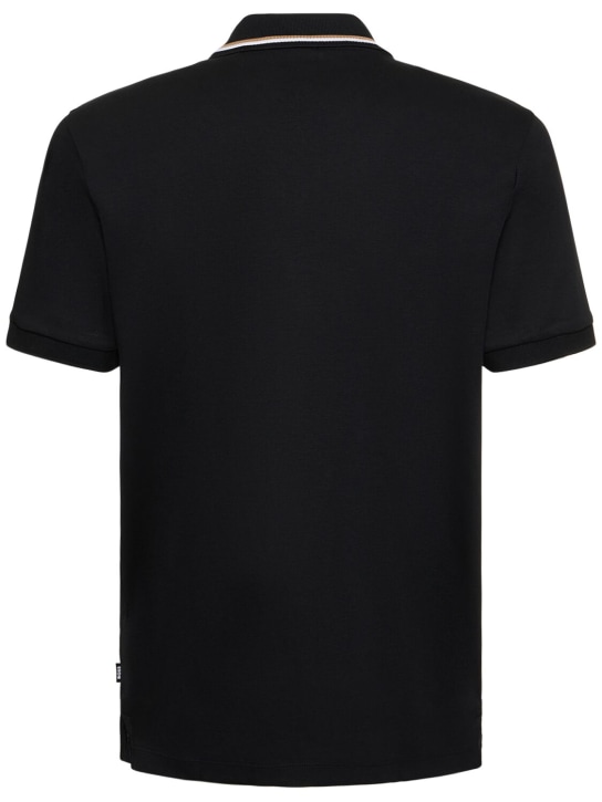Boss: Penrose cotton piqué polo - men_4 | Luisa Via Roma