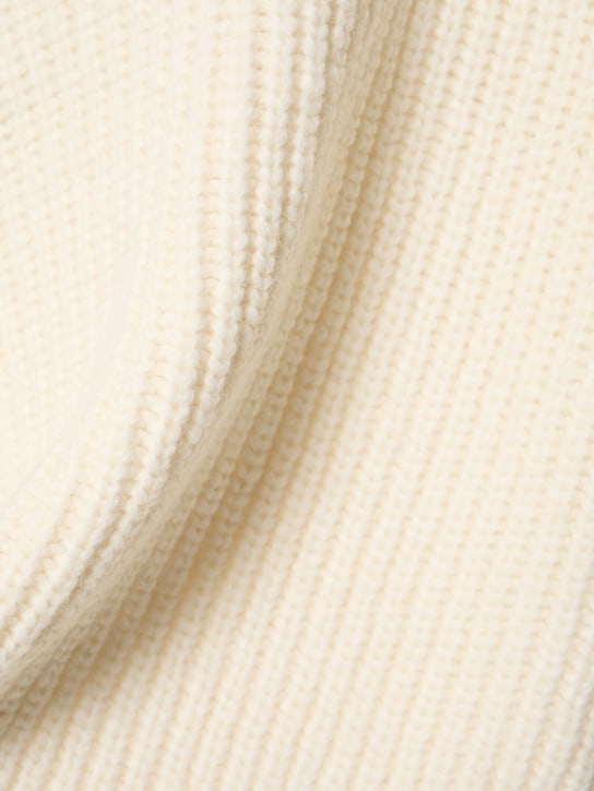 ANINE BING: Sydney alpaca blend turtleneck sweater - Ivory - women_1 | Luisa Via Roma