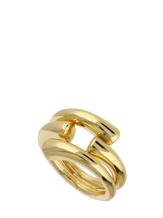 Federica Tosi: New Tube thick ring - Gold - women_0 | Luisa Via Roma