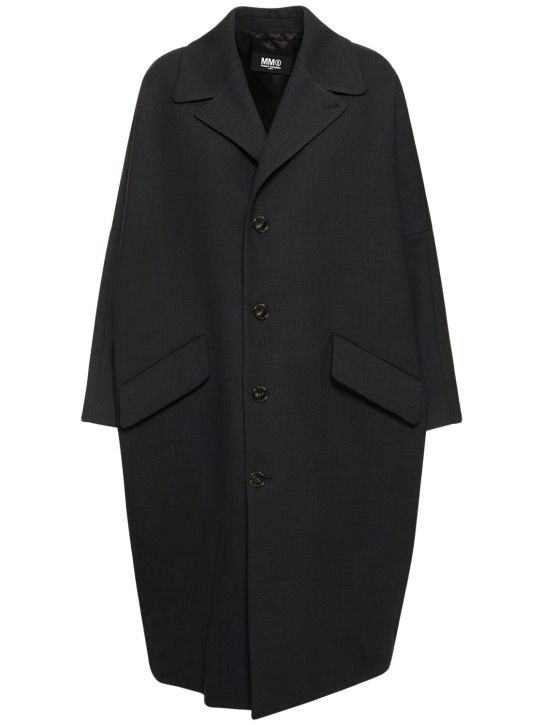 Heavy wool blend gabardine coat - MM6 Maison Margiela - Women