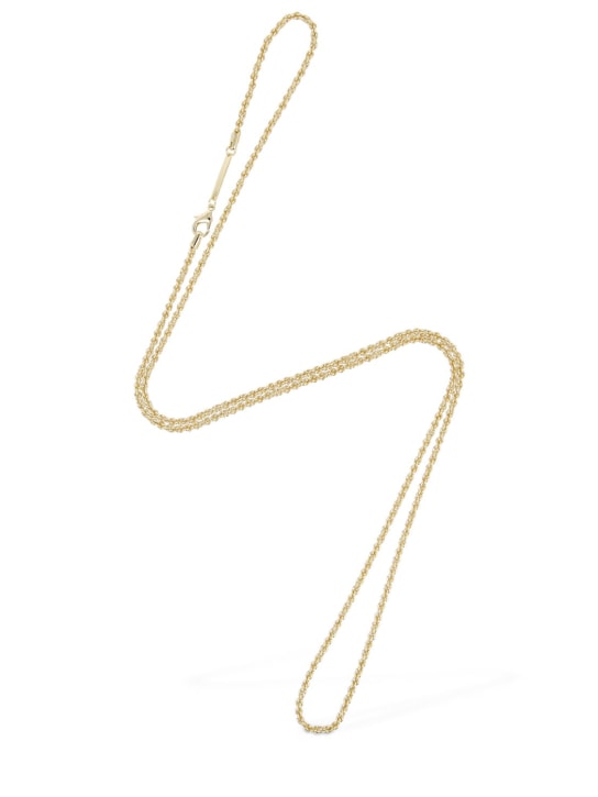 Federica Tosi: Lace Grace long mini chain necklace - Altın Rengi - women_1 | Luisa Via Roma