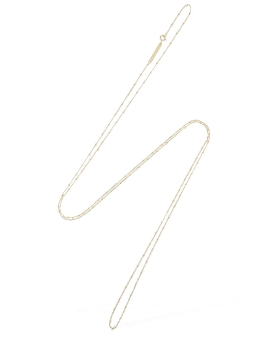 Federica Tosi: Lace Camille long chain necklace - Altın Rengi - women_1 | Luisa Via Roma