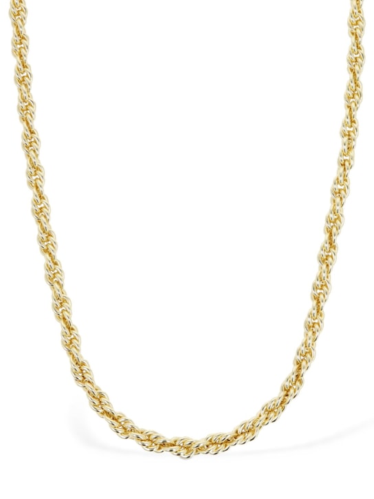 Federica Tosi: Lace Grace chain necklace - Altın Rengi - women_1 | Luisa Via Roma