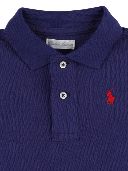 Polo Ralph Lauren: Polohemd und Shorts aus bestickter Baumwolle - kids-boys_1 | Luisa Via Roma
